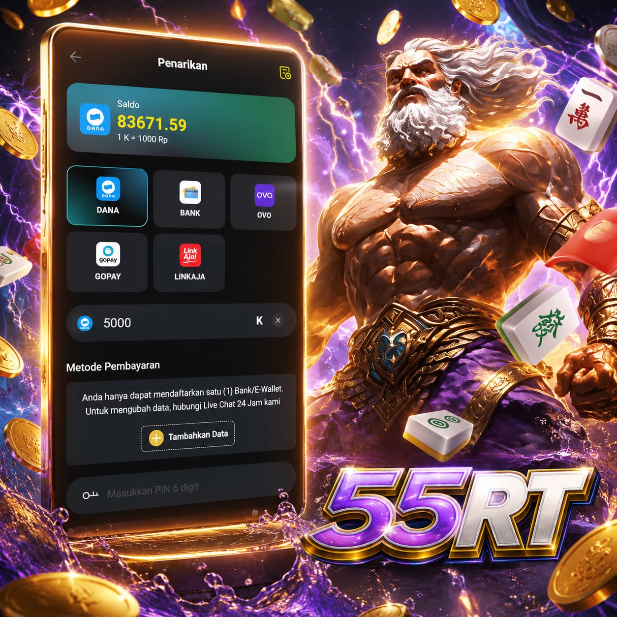 55RT - Platform Game Online dengan Beragam Pilihan Permainan Seru