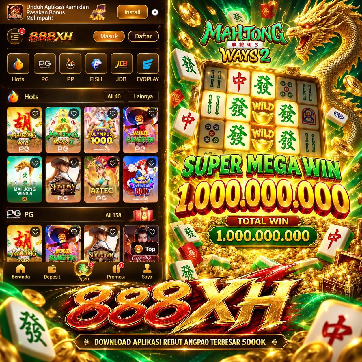 888XH - Permainan Slot Online