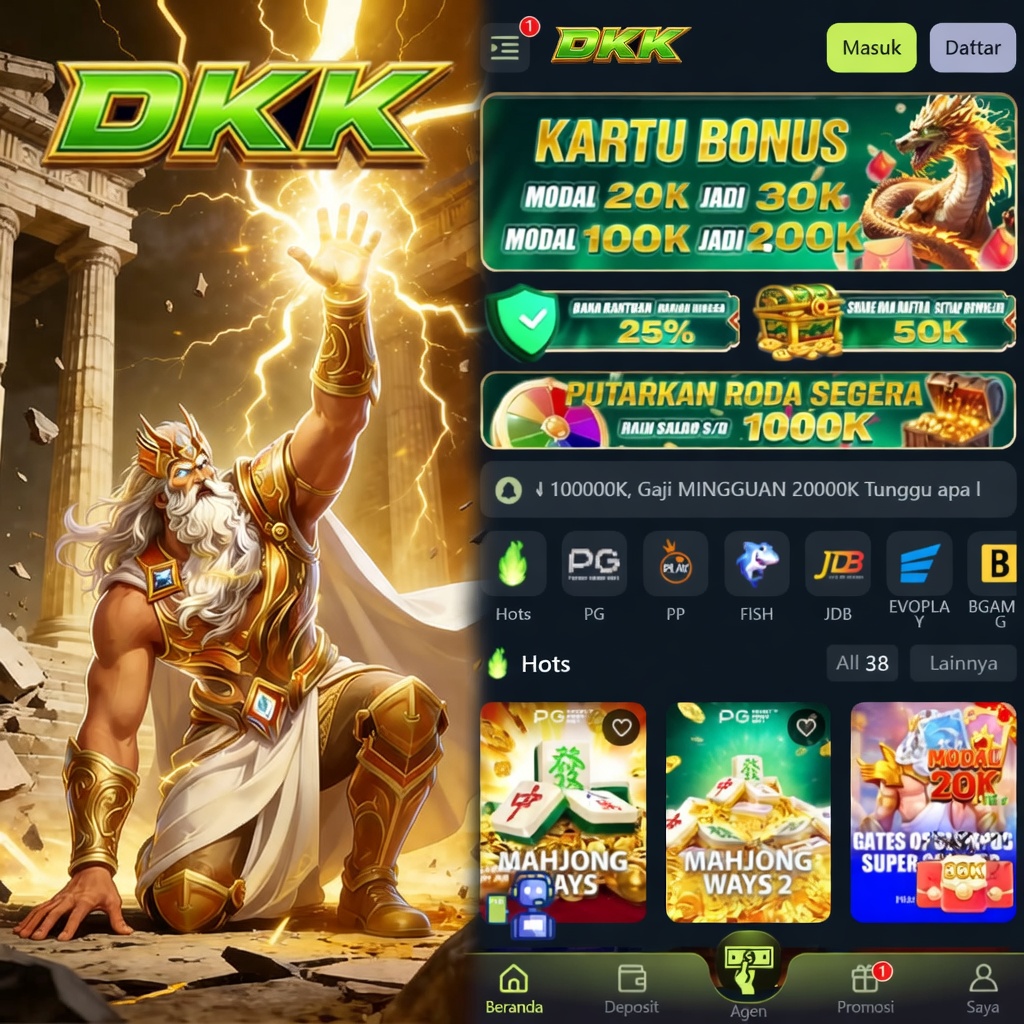 DKK - Situs Resmi Slot Online dan Pilihan Game PG Soft