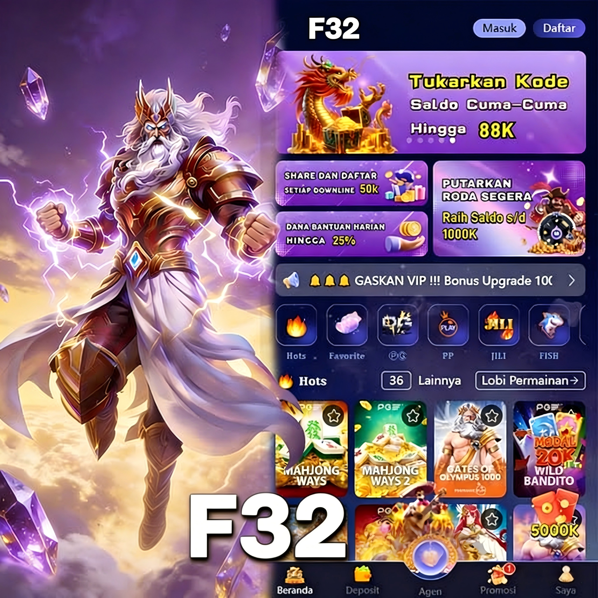 F32 - Pilihan Game PG Soft untuk Penggemar Slot Online