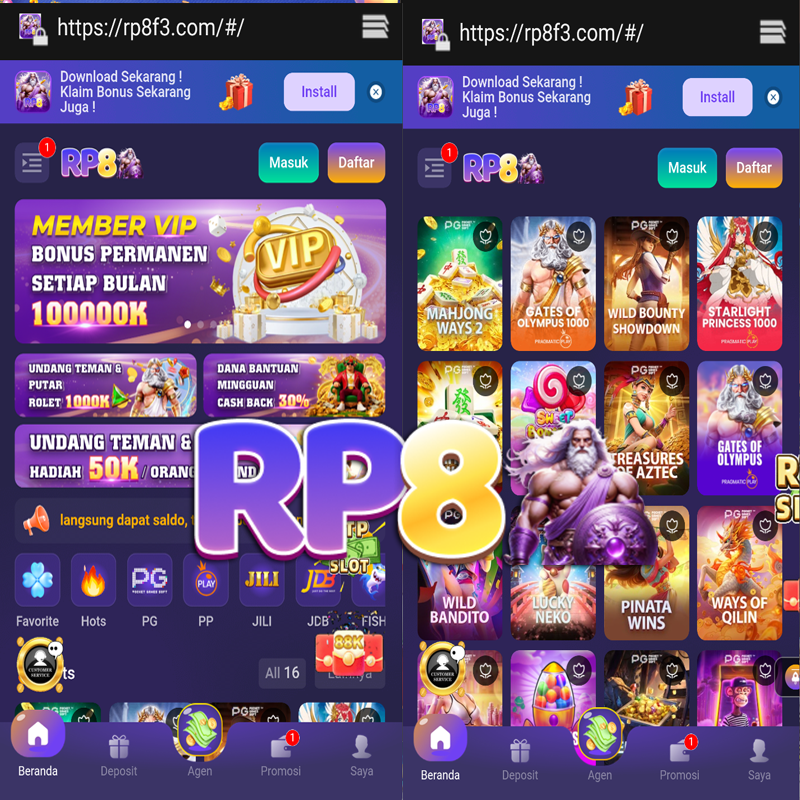 RP8 - rp8 Daftar Game Online dengan Pilihan Slot yang Beragam