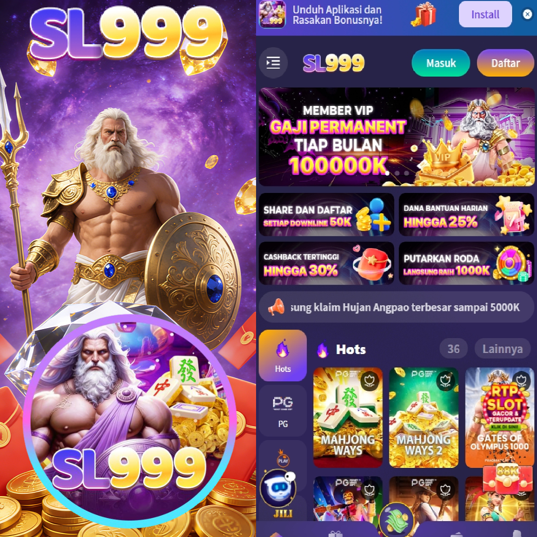 SL999 - sl999 Login Situs Resmi dan Nikmati Ragam Game PG Soft